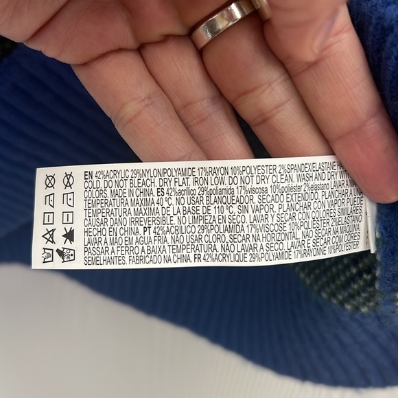 Forever 21 - Green T Rex Graphic Blue Crewneck Long Sleeve Sweater Size Small - Picture 7 of 10